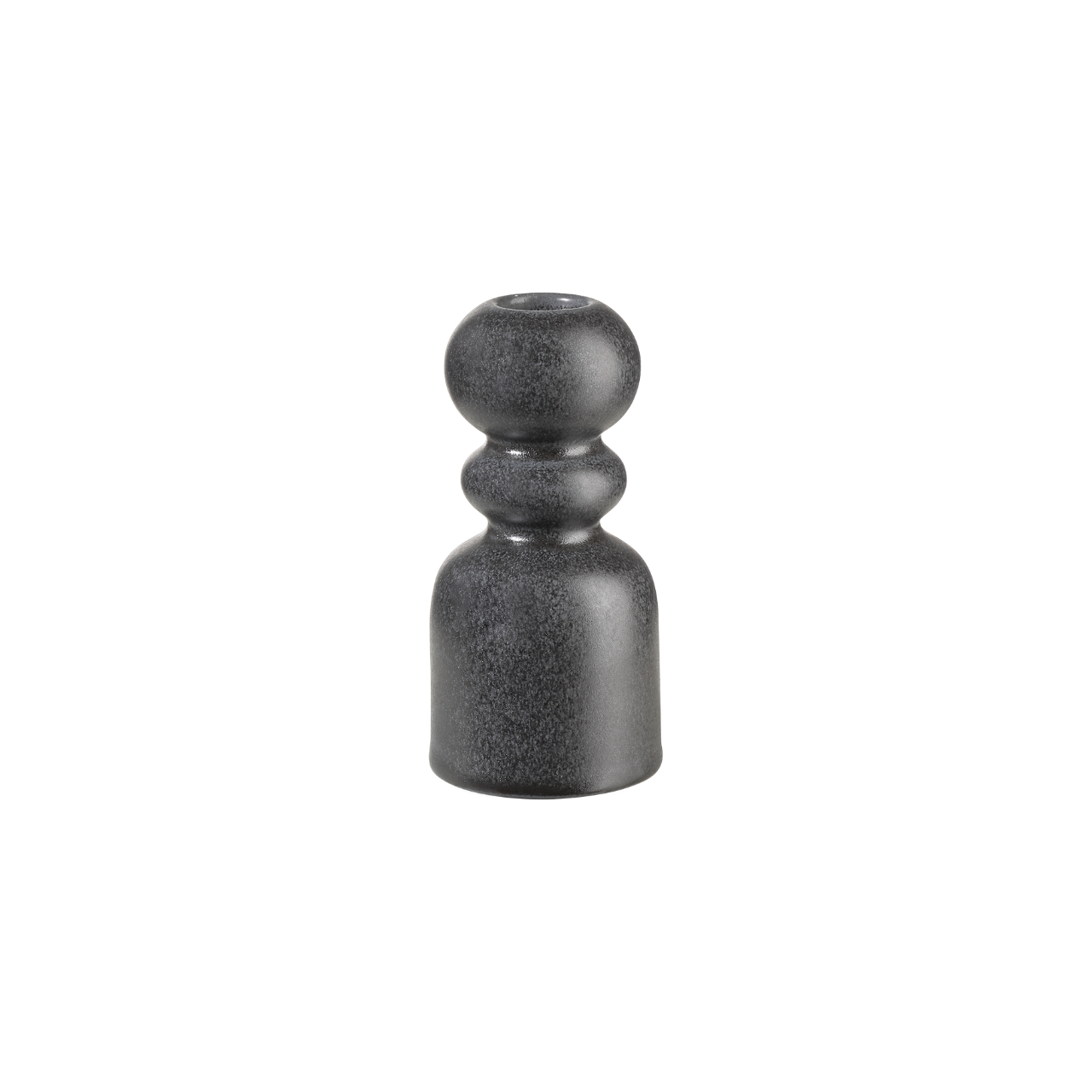 Earthenware Black Candle Holders