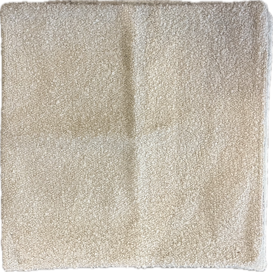 Custom Pillow Cover- White Sherpa
