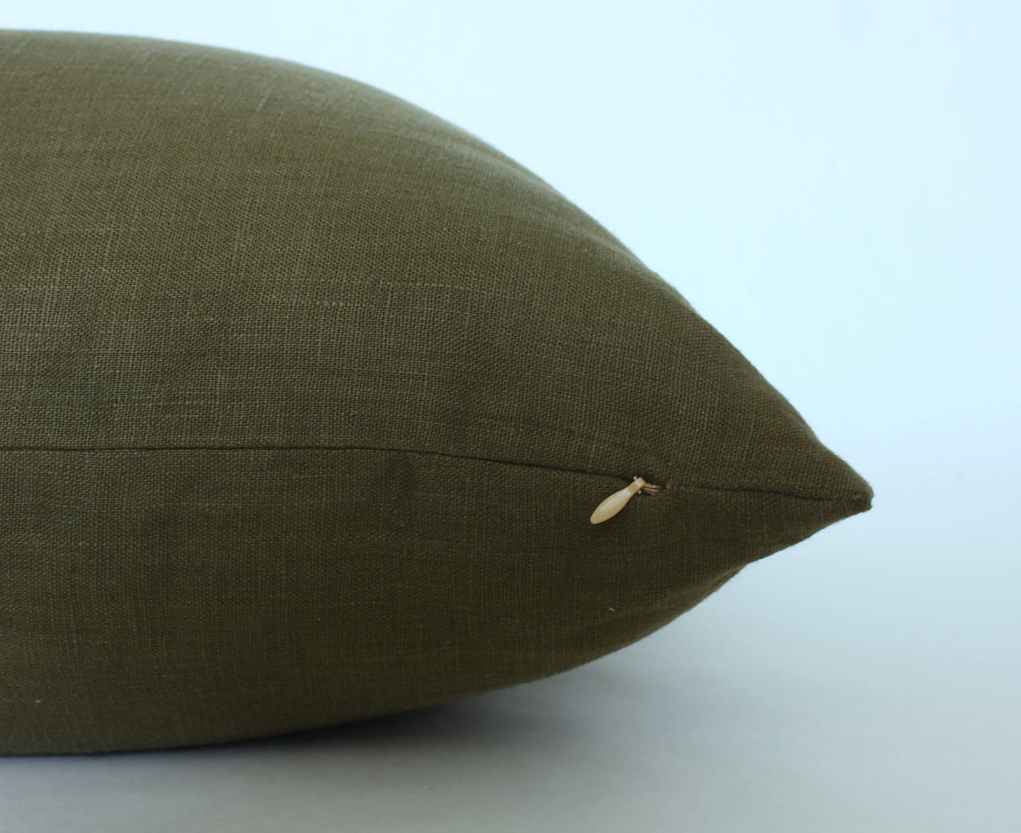 Olive Pillow Cover, Olive Green Pillow | Dark Olive: 18x18