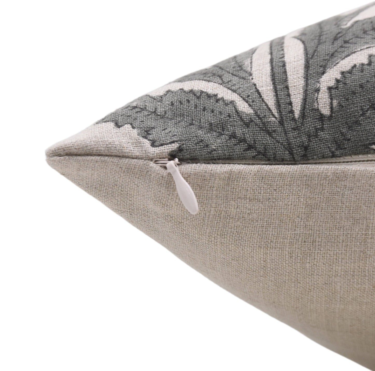 Bohemian Block Printed Pure Linen Pillow Cover  - Badshah 22" x22"