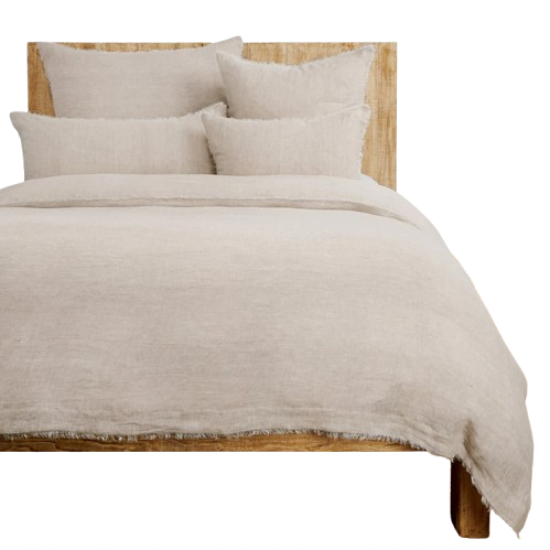Hunter Duvet Cover- Queen Flax