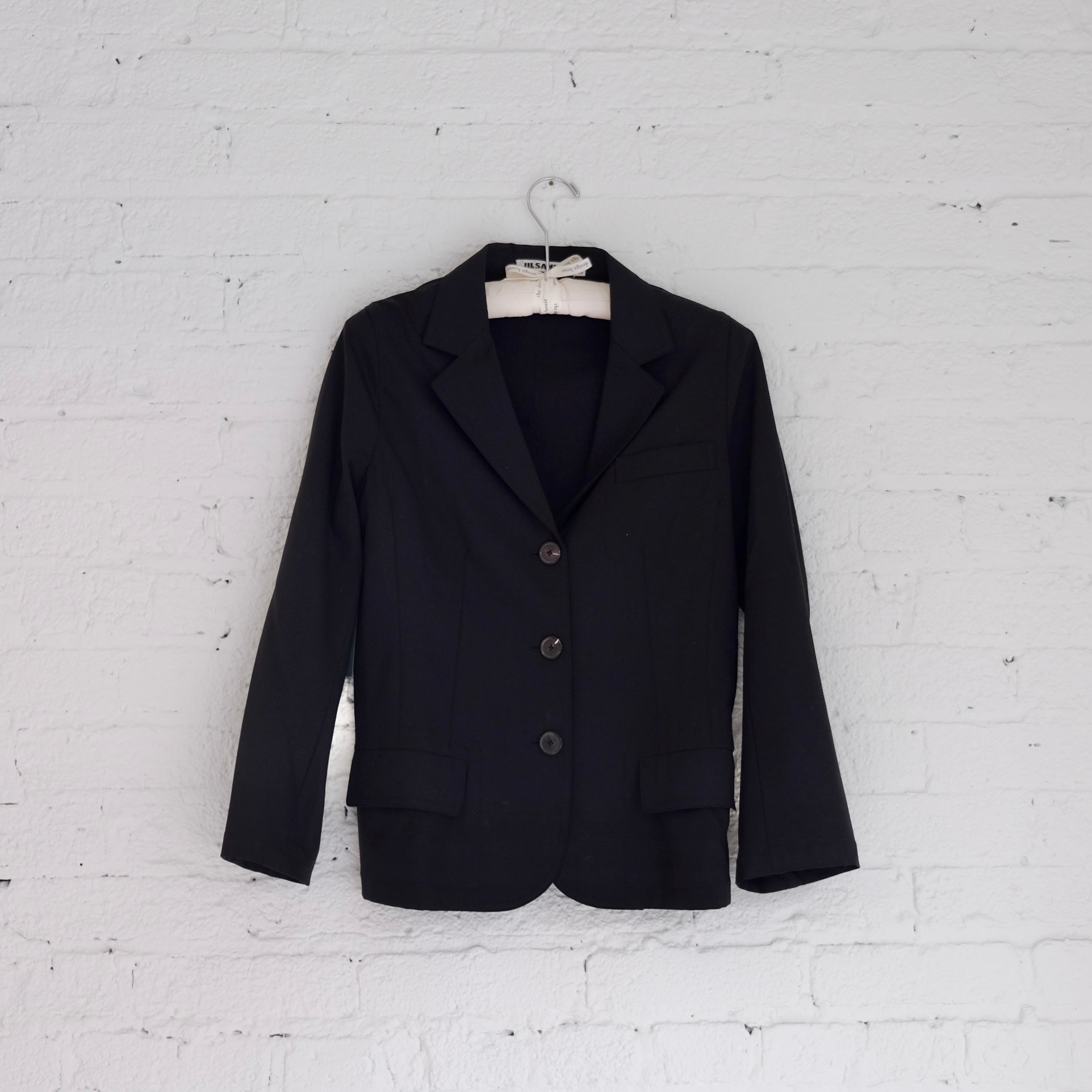 black jil sander vintage early 2000s blazer