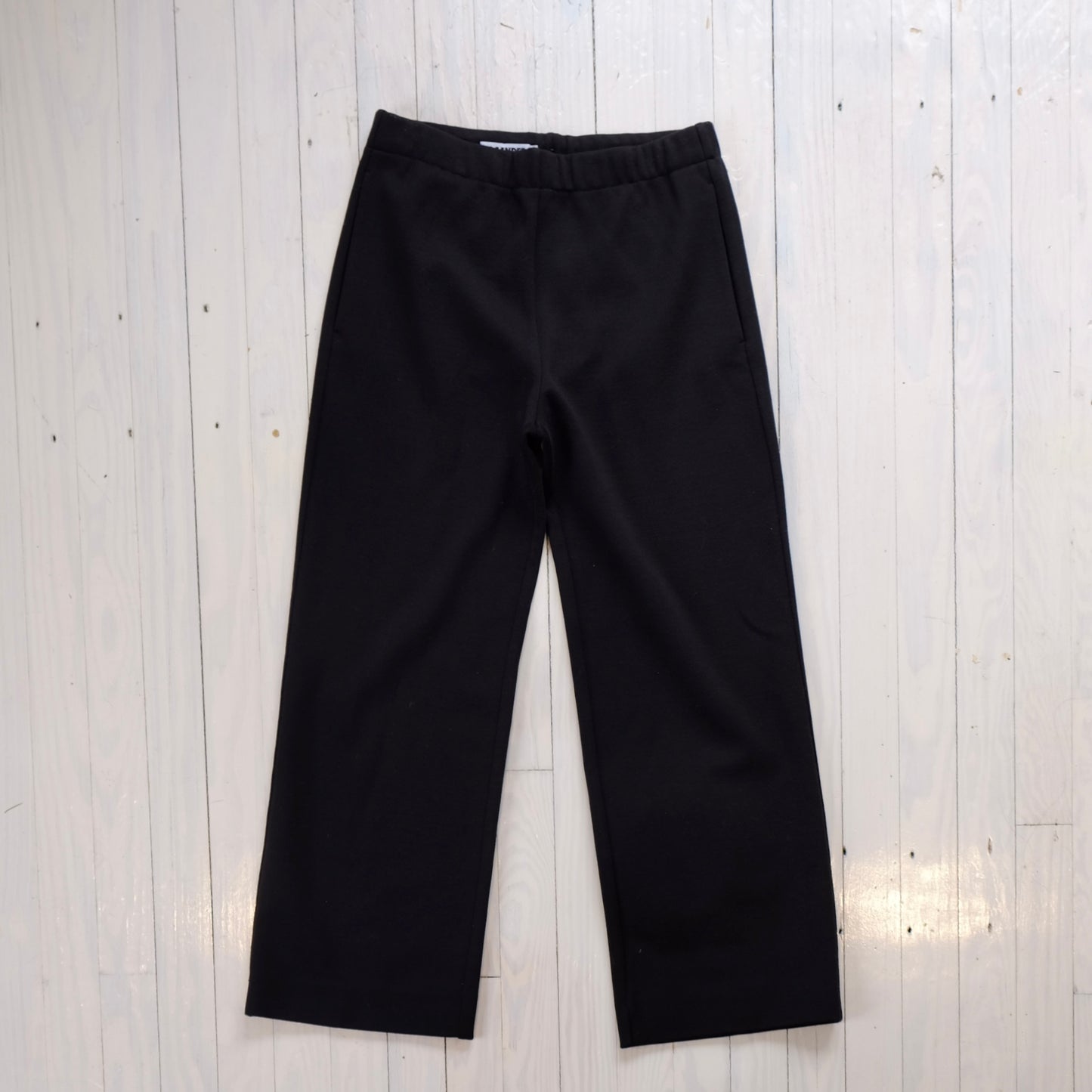 vintage virgin wool jil sander elastic waist mid rise straight leg pants