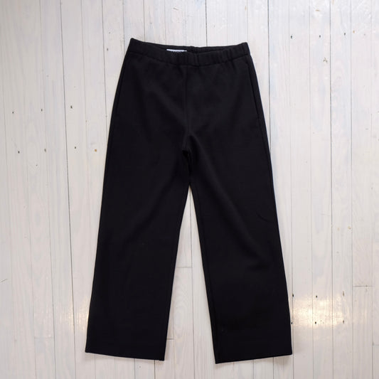 vintage virgin wool jil sander elastic waist mid rise straight leg pants